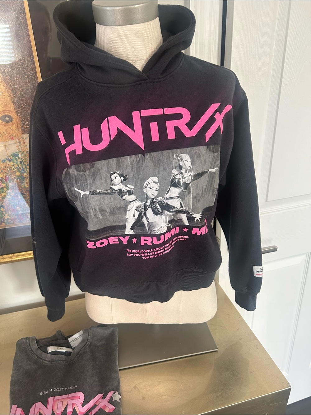 Huntrix k-pop demon hunters hoodie and tshirt Zara Europe